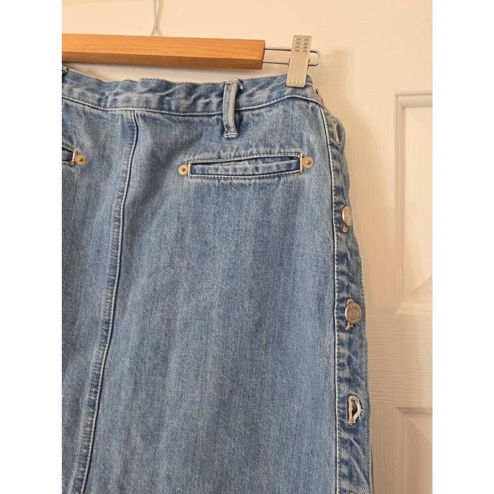 Thakoon Denim Midi Skirt 4 - Picture 4 of 9